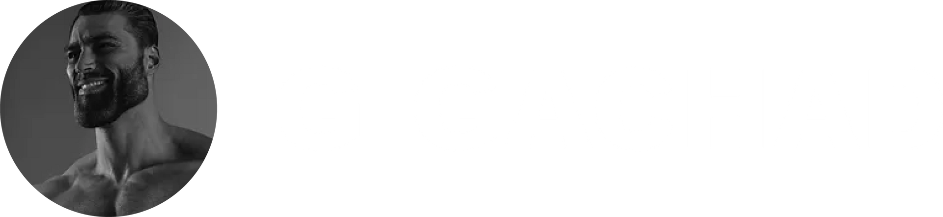 giga chad white logo